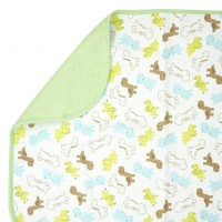 嬰兒純棉隔尿墊 (小恐龍) (M) (70x85cm)