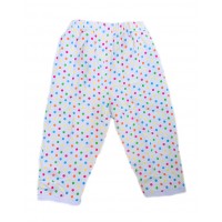 純夾綿秋冬長褲 - 彩色波點