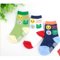 嬰兒防滑短襪 (一套3對) - 小動物