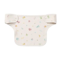 韓國有機棉揹帶口水巾--蠟筆動物