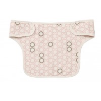 韓國有機棉揹帶口水巾--LADYBIRD PINK