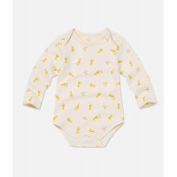 韓國有機棉初生嬰兒夾衣(長頸鹿)