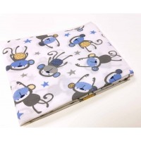 嬰兒純棉隔尿墊 (小猴子) (L) (70x120cm)