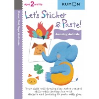 KUMON - Let's Sticker & Paste (Amazing Animals)